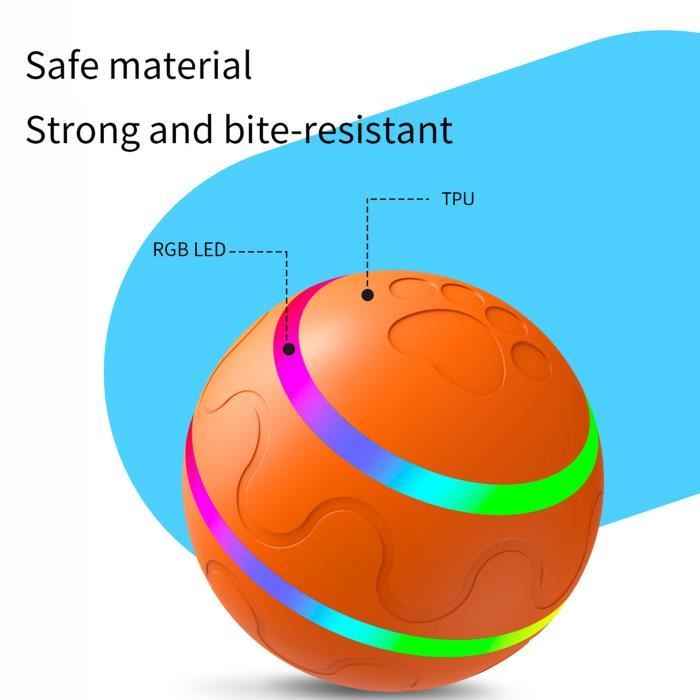 Balle Distributeur De Friandises Pour Chien - Jeu Interactif Avec Son, Taille S/M/L | Stimule L'intelligence Et Les Dents