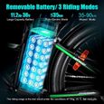HITWAY Vélo électrique - E-Bike Pneu 26” - Moteur 250W - Shimano 7 Vitesses - Batterie au Lithium Amovible 11,2 Ah/36 V - Noir-2
