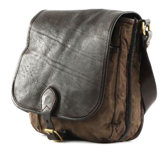 Sac Bandoulière Crossbody Campomaggi En Cuir Moro - Taille S - Neuf Avec étiquettes