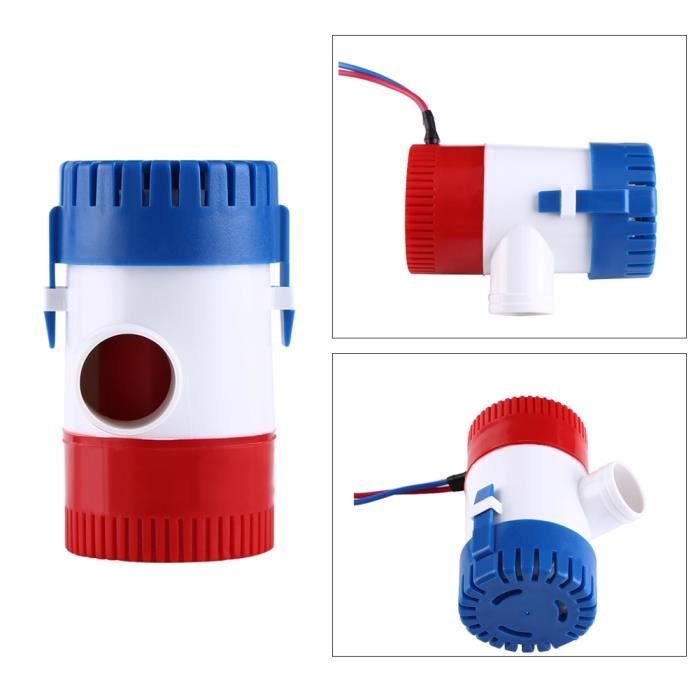 Pompe Submersible 12V 1100GPH - Automatique, Pour Bateau, Aquarium, Eaux Usées - Débit Puissant