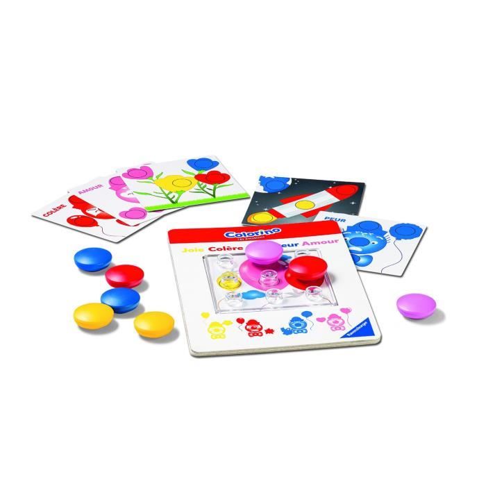 Ravensburger – Colorino La Petite Imagerie – Jeu éducatif Couleurs – 20 Pions XXL – 8 Fiches – Dès 2 Ans – Motricité, Langage