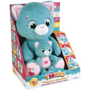 Giochi Preziosi BNG46000 Lot de 2 Peluches ; Bing avec Un Tablier de Peintre et des Oreilles bruyantes, et Flop, Douces à câliner, pour Enfants à partir de 0 Mois