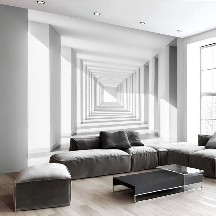 Wallpaper Papier Peint Panoramique Espace Marbre 350x256cm Poster Geant ...