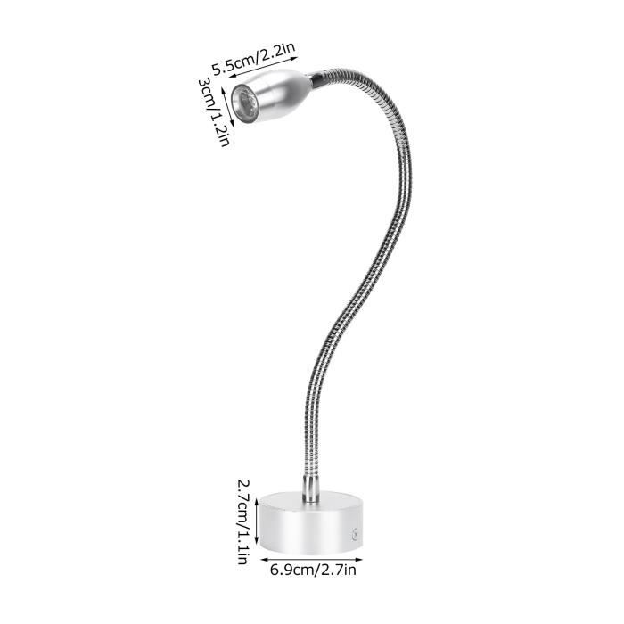 Lampe de livre pliable ZK50, lampe de spéléologie réglable, course et  lecture, lampe de cou, perles