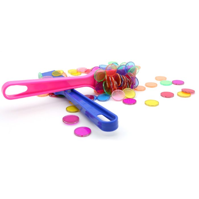 Baguette Magnétique Rouge pour Enfants Apprentissage des Couleurs Comptage et Compétences Motrices Fines Plastique 10.5 Po