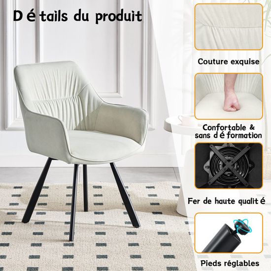 Chaise Salle A Manger Pivotante