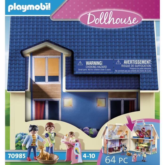 Maison de Campagne PLAYMOBIL 1.2.3. - Vaste maison avec 2 personnages et 1  bébé - Mixte - A partir de 18 mois - Cdiscount Jeux - Jouets