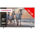 TV LED Thomson 75UA5S13 - Ultra HD 4K - Smart TV Android - 75 pouces - Blanc-0