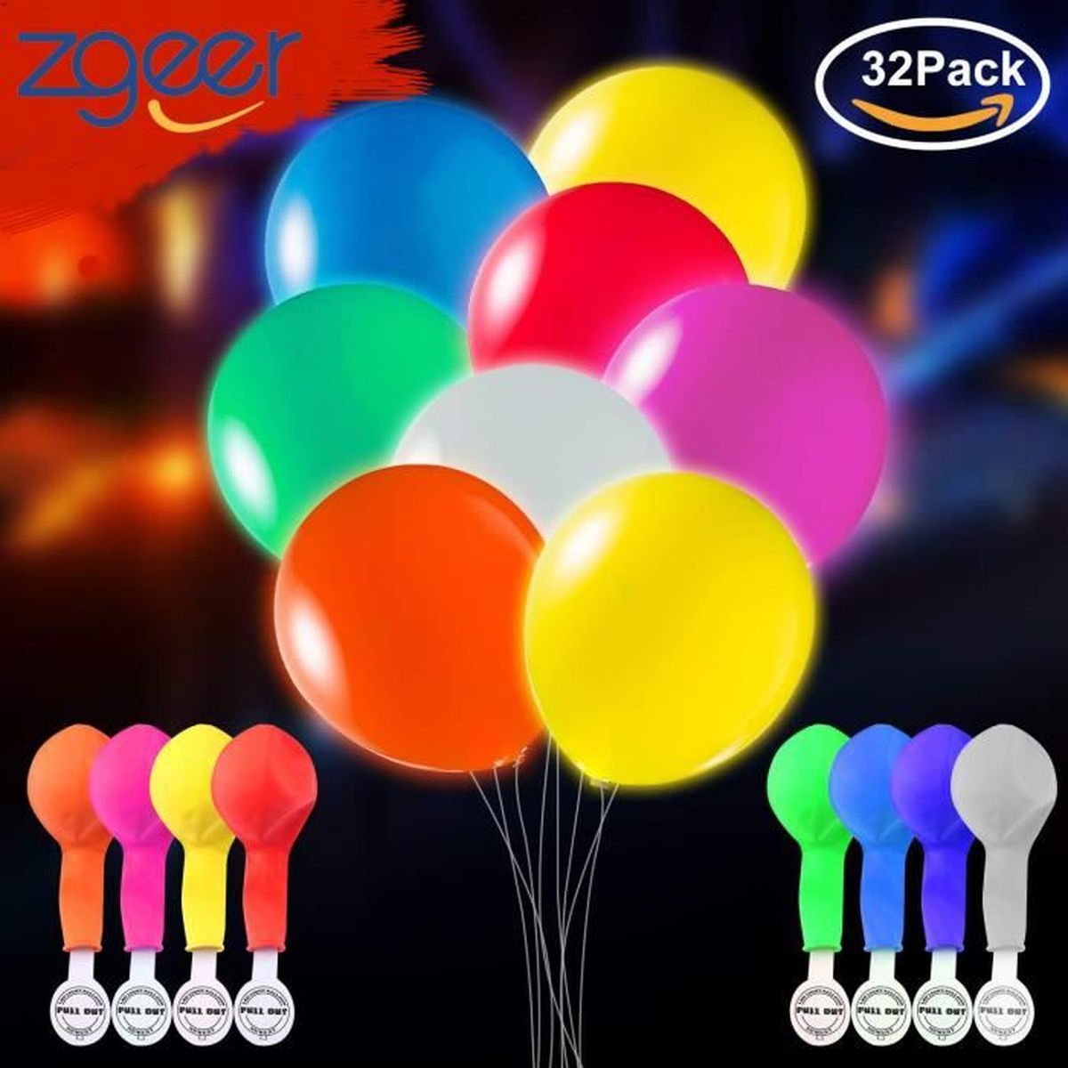 32 Pcs Ballon Led Anniversaire Mariage Couleur Huit Couleurs 4 Ballons Par Couleur Achat Vente Ballon Decoratif Cdiscount 32 Pcs Ballon Led Anniversaire Mariage Couleur Huit Couleurs 4 Ballons Par Couleur Achat Vente Ballon Decoratif Cdiscount