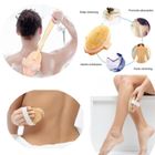 CODREAM Brosse de bain ,Brosse à long manche pour le dos ,Soies Sanglier naturelles corps ,brosse en bois salle de bain douche brosse sans m
