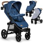 Poussette canne tout terrain LIONELO Annet Plus - Jusqu'à 22 kg - Grandes roues - Accessoires - Bleu