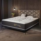 NATURALEX Matelas Privilège 160x200 cm - Très épais epaisseur 30 cm - Mousse HR - Blue Latex - Mémoire de forme,Réversible - 7 zones - Haute