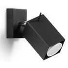 SOLLUX Applique Murale Moderne MERIDA GU10 LED - Noir