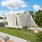 TRIGANO Etendoir à linge Windy gris - 60m de fil