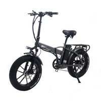 Vélo électrique CMACEWHEEL GW20 Gris 750W 20" fat bike avec batterie amovible 48V 18Ah pliable