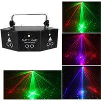 9-Eye RGB Disco Lampe DMX Télécommande Scène Laser Lumière