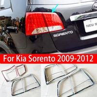 4 pièces 2009 à 2012 - Couvercle de feu arrière de voiture pour Kia Sorento, Cadre de garniture de feu arrièr