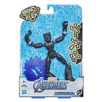 Figurine Avengers Marvel Bend and Flex 15 cm Modèle aléatoire Multicolore
