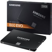 SAMSUNG - Disque SSD Interne - 860 EVO - 250Go - 2,5" (MZ-76E250B/EU)