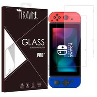 Tikawi x2 Verre trempé 9H Nintendo Switch 1ère Génération Protection Ecran Haute résistance - [Anti-traces] Film en Verre Trempé x2