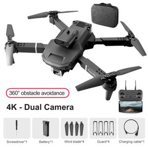 DRONE Double caméra noire 1B - Mini Drone Professionnel 
