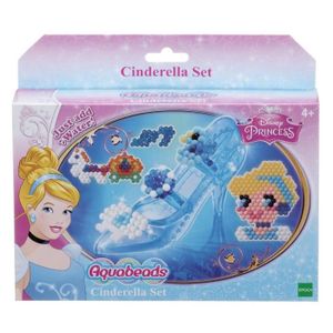 JEU DE PERLE Á REPASSER Aquabeads Disney Princess Cinderella Set