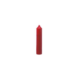 Star 066-62 Bougie Longue avec Cire D/écoratifs 0,064 W Rouge 25 x 2,3 x 2,3 cm Kit de 2