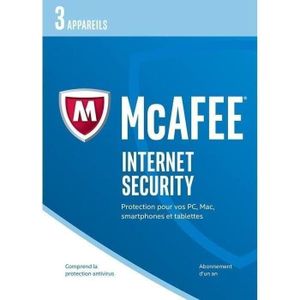 ANTIVIRUS À TELECHARGER McAfee® Internet Security 3 appareils