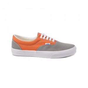 BASKET Baskets Era VANS - Gris/Orange - Textile - Lacets