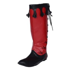 boots rouge homme pas cher