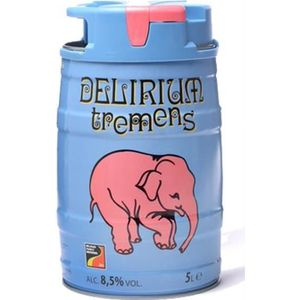 BIERE Delirium - Tremens - Bière blonde - 8.5 % Vol. - Fût de 5 L