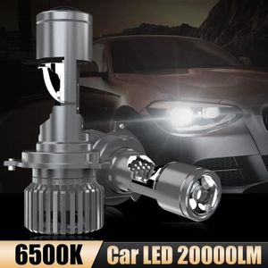 AUXIRACER H4 LED 12000LM, Ampoule LED automobile 6500K, 12V, 50W