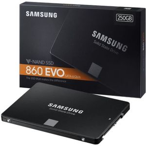 DISQUE DUR SSD SAMSUNG - Disque SSD Interne - 860 EVO - 250Go - 2