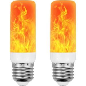 Ampoule flamme E27, Effet de lumière vacillante LED Ampoules 3 Modes, Lampe  LED d'extérieur Lumière vacillante Pour maison, A37 - Cdiscount Maison