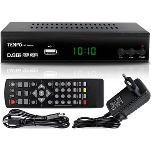 RÉCEPTEUR - DÉCODEUR   Tempo 4000 Decodeur TNT HD pour TV / FULL HD Decod