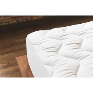 Epaisseur Totale de 7 cm Qualit/é H/ôtellerie RESTBULLE Surmatelas de Confort Moelleux 140 x 190 cm Enveloppe Amovible et Lavable Production Fran/çaise Certifi/é Oeko-Tex