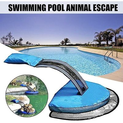 Lot De 2 Rampes D'Évasion Piscine Gonflable Pour Animaux - Sauvetage Chipmunk Turtle Duck Frog - Filet Portable