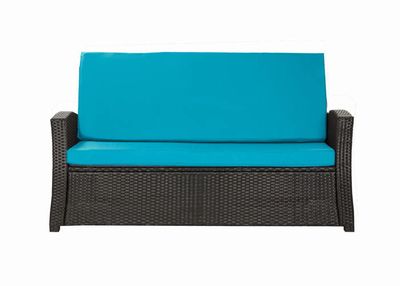 Keketa Coussin Pour Banc De Jardin 180x50x7cm Bleu Clair - Confort Et Élégance Extérieure