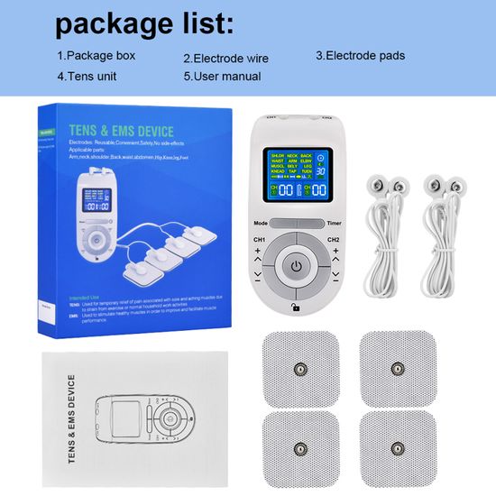 Tens & Ems Tech Love – Stimulateur électrique Chaleur Pour Poignet (tendinite, Carpien)