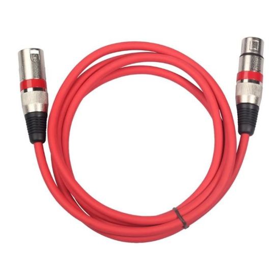 Connecteur XLR Femelle Viablue T6S – Rouge – NEUF