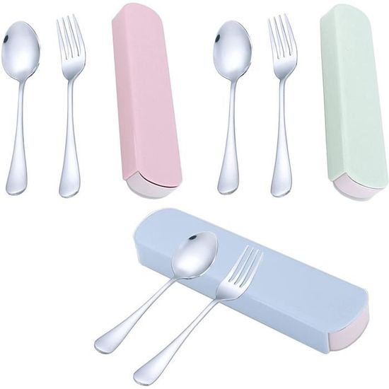 Porte-couverts portable pour baguettes, fourchettes, cuillères, couverts, voyage, camping