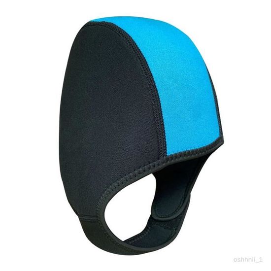 2.5mm Épaissir Combinaison de Capuche Femmes Hommes Hiver Bonnet de Bain  Élastique Chapeau de Surf de tête Oreille noir et bleu - Cdiscount Sport