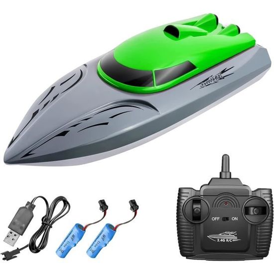 VGEBY Bateau de course RC (Rouge) Bateau TéLéCommandé éTanche VGEBY Bateau de course RC (Rouge) Bateau TéLéCommandé éTanche