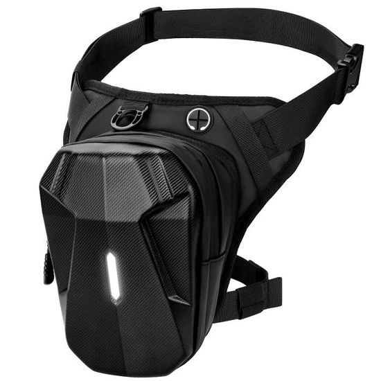 Sacoche De Jambe Moto SPORWAY - Sac Ceinture Imperméable - Poches Multiples Pour Vélo, Randonnée