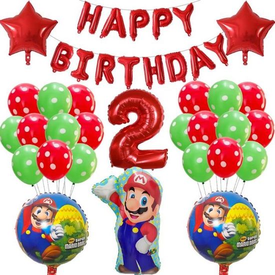 Kit Décoration Anniversaire Enfant : Couronne + Fanion - Feutre Multicolore, 58x18 Cm