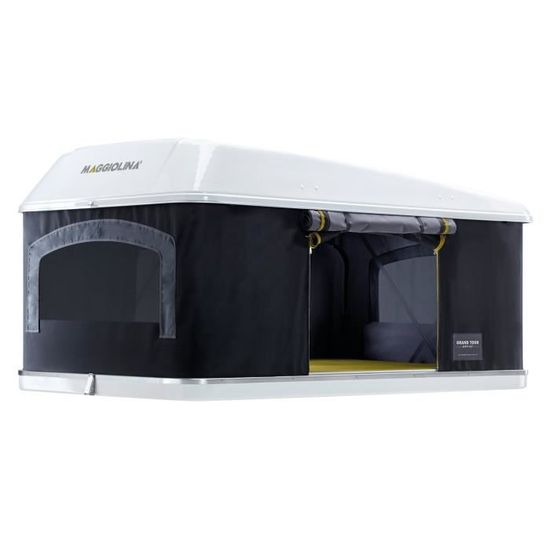 Autohome Tente de toit Maggiolina Grand Tour 360° Small coloris carbone coque blanche