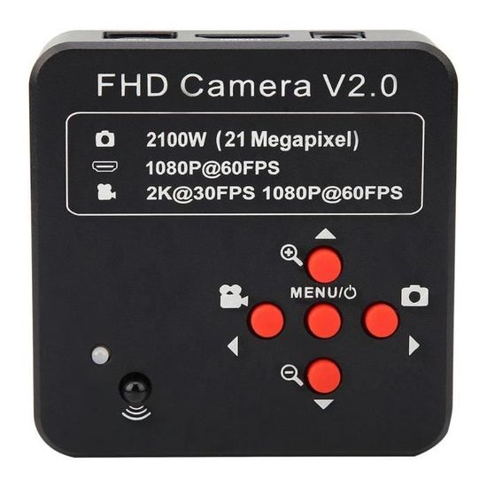 Cikonielf Caméra de microscope pour l'industrie Caméra de microscope de l'industrie HDMI USB 1080P 21MP 2K Caméra vidéo à