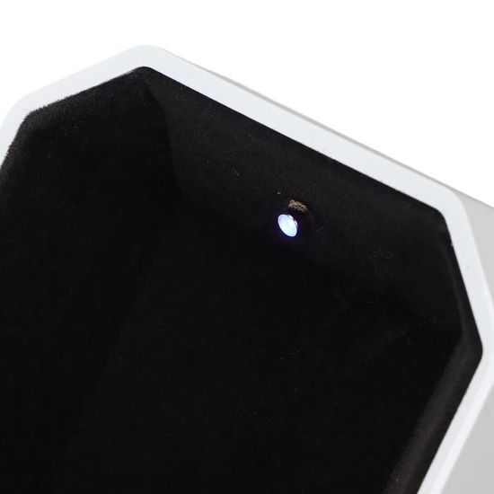 Boîte à Bagues Hexagonale Luxe - Velours Vert Profond - Idéal Cadeau Femme - Neuf Avec Étiquettes