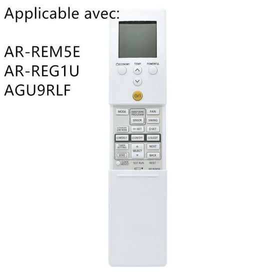 Télécommande Universelle De Rechange Pour Climatiseurs Fujitsu - Modèles AR-AB8, AR-AB9, AR-AB10