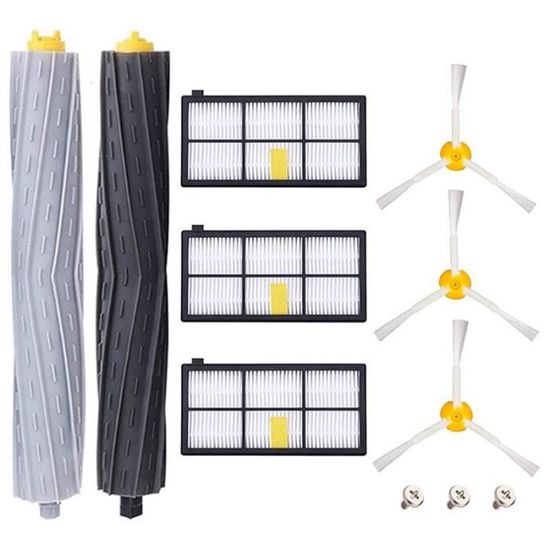 PEKKA – Kit De Rechange Pour Robots 800 & 900 Series | Brosses Rotatives, Latérales & Filtres HEPA